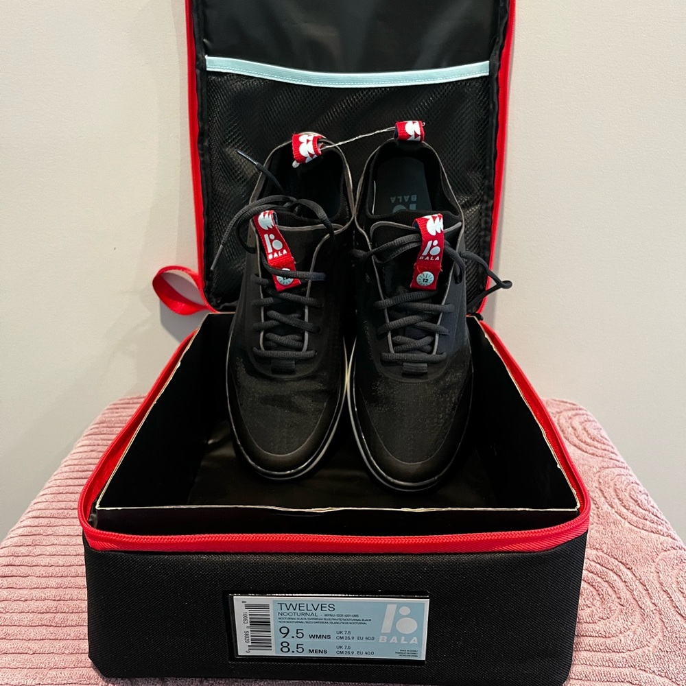 BALA Twelves Nonturnal Black Nurse/Athletic Women Shoes Women 9.5/ Men 8.5